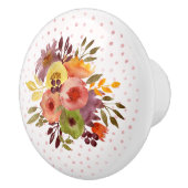 Design der Aquarellblume Keramikknauf (Rechts)