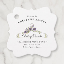 Design der Aquarellfarben | Business Hang Tag Geschenkanhänger