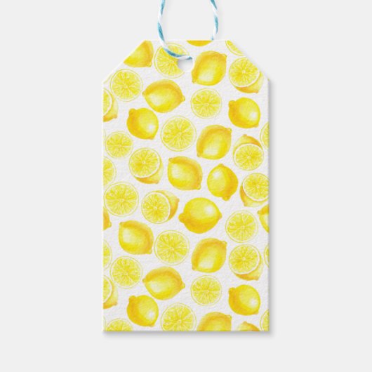 Design der Aquarellfarben Geschenkanhänger (Vorderseite)