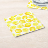 Design der Aquarellfarben Rechteckiger Pappuntersetzer (angewinkelt)