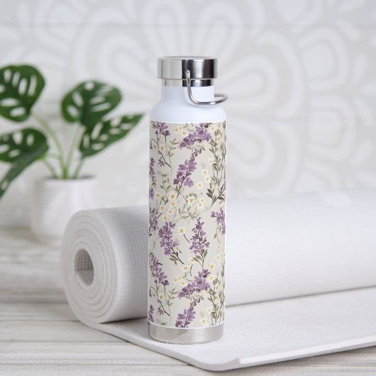 Design der Aquarellfarben Trinkflasche (Yoga)