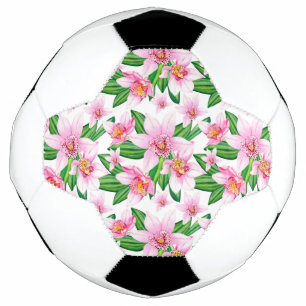 Design der Aquarellorchideen 12 Fußball