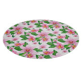 Design der Aquarellorchideen 12 Schneidebrett (Ecke)