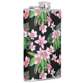 Design der Aquarellorchideen 27 Flachmann (Rechts)
