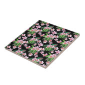Design der Aquarellorchideen 27 Fliese (Seite)