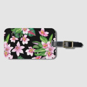 Design der Aquarellorchideen 27 Gepäckanhänger (Vorderseite (Horizontal))