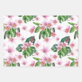 Design der Aquarellorchideen 27 Geschenkpapier Set (Vorderseite 3)