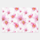 Design der Aquarellorchideen 27 Geschenkpapier Set (Vorderseite 2)