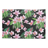 Design der Aquarellorchideen 27 Kissenbezug (Rückseite-Links)