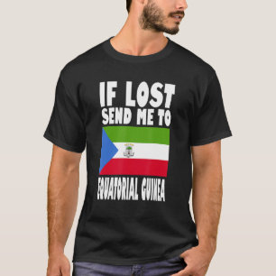 Design der äquatorialen Guinea Wenn verloren geht, T-Shirt
