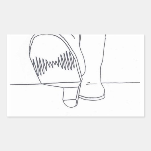 Design der arktischen Affen Rechteckiger Aufkleber (Vorderseite)