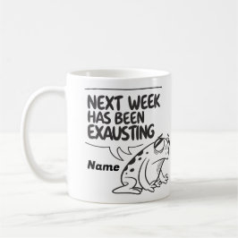 Design der ausgefeilten Frog Funny Cartoon Tasse