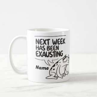 Design der ausgefeilten Frog Funny Cartoon Tasse