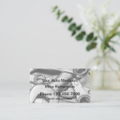 Design der Auto-Mechanik Visitenkarte (Stehend Vorderseite)