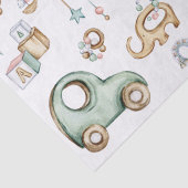 Design der Babywaschbecken Seidenpapier (Detail)