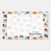 Design der Bäckerei Post-it Klebezettel (Vorderseite)