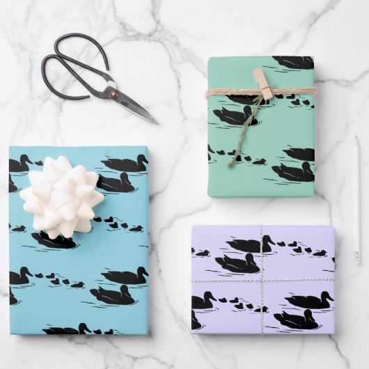 Design der Badewannen Geschenkpapier Set (Vorderseite)