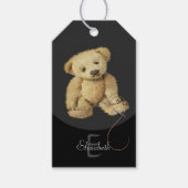 Design der Bärenkünstler - Handgefertigte Nähte Geschenkanhänger (Vorderseite)