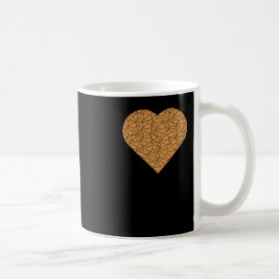 Design der Basketball-Herz-Liebe Kaffeetasse