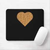 Design der Basketball-Herz-Liebe Mousepad (Mit Mouse)