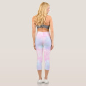 Design der bemalten Galaxy-Serie 13  Capri Leggings (Rückseite)