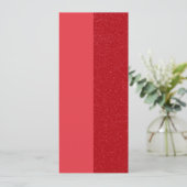 Design der benutzerdefinierten Tomato Red Glitzer  (Stehend Vorderseite)