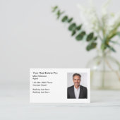 Design der beruflichen Foto-Visitenkarten Visitenkarte (Stehend Vorderseite)