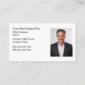 Design der beruflichen Foto-Visitenkarten Visitenkarte (Vorderseite)