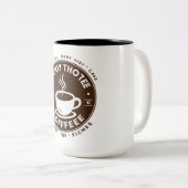 Design der beruflichen Tasse: Fügen Sie eine einzi Zweifarbige Tasse (VorderseiteRechts)