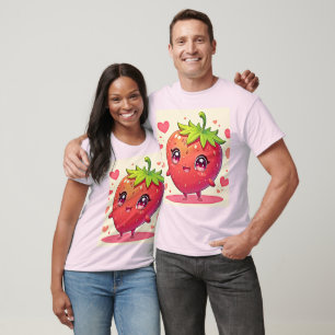 Design der bezaubernden Strawberry-Liebe T-Shirt