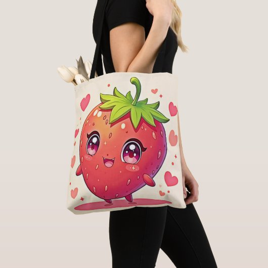 Design der bezaubernden Strawberry-Liebe Tasche (Von Nahem)