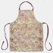 Design der Bienenreihe Burgund 10 Schürze (Vorderseite)