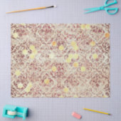 Design der Bienenreihe Burgund 10 Seidenpapier (Basteln)