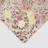 Design der Bienenreihe Burgund 10 Seidenpapier (Detail)