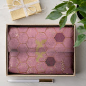 Design der Bienenreihe Burgund 2 Seidenpapier (Geschenk)