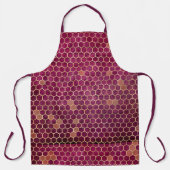 Design der Bienenreihe Burgund 5 Schürze (Vorderseite)