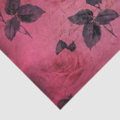 Design der Bienenreihe Burgund Achtzehn Seidenpapier (Detail)