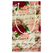 Design der Bienenreihe Burgund Drei Kleine Geschenktüte (Vorderseite)