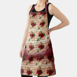 Design der Bienenreihe Burgund Drei Schürze