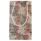 Design der Bienenreihe Burgund Dreizehn Kleine Geschenktüte (Vorderseite)