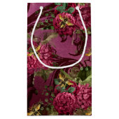 Design der Bienenreihe Burgund sechs Kleine Geschenktüte (Rückseite)