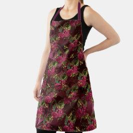 Design der Bienenreihe Burgund sechs Schürze