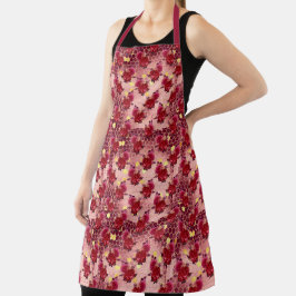 Design der Bienenreihe Burgund siebzehn Schürze