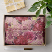 Design der Bienenreihe Burgund siebzehn Seidenpapier (Geschenk)