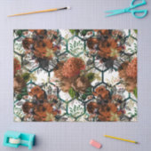 Design der Bienenreihe Holz 61 Seidenpapier (Basteln)