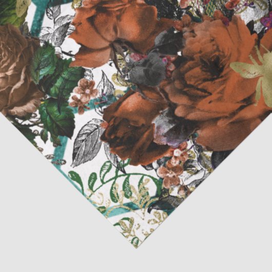 Design der Bienenreihe Holz 61 Seidenpapier (Detail)