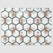 Design der Bienenreihe Holz 64 Seidenpapier (Vorderseite)