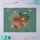 Design der Bienenreihe Holz 66 Seidenpapier (Basteln)