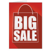 Design der Big Sale Red Retail Bag (Vorne)