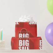 Design der Big Sale Red Retail Bag Geschenkpapier